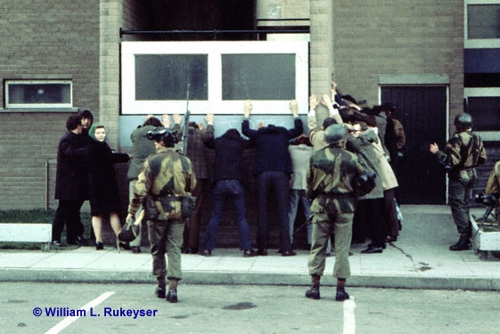 photograph copyright of William L. Rukeyser - photograph is one of a series taken on Bloody Sunday in Derry 30 January 1972