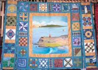 photograph of irish quilt